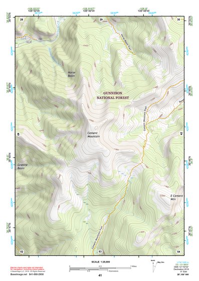 38106NW Page 41 Gunnison Topo Preview 1