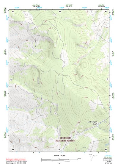 38106NW Page 78 Gunnison Topo Preview 1