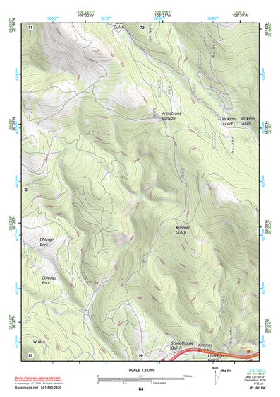 38106NW Page 84 Gunnison Topo Preview 1
