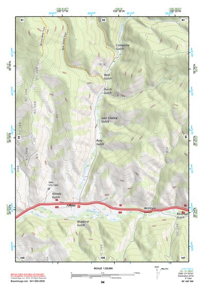 38106NW Page 94 Gunnison Topo Preview 1