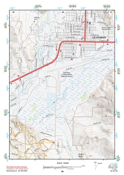38106NW Page 98 Gunnison Topo Preview 1