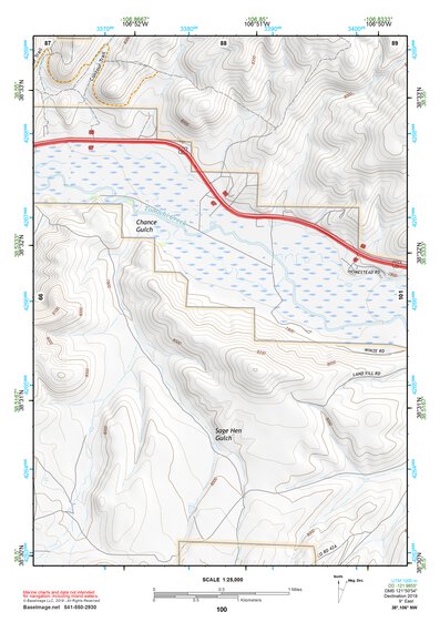 38106NW Page 100 Gunnison Topo Preview 1