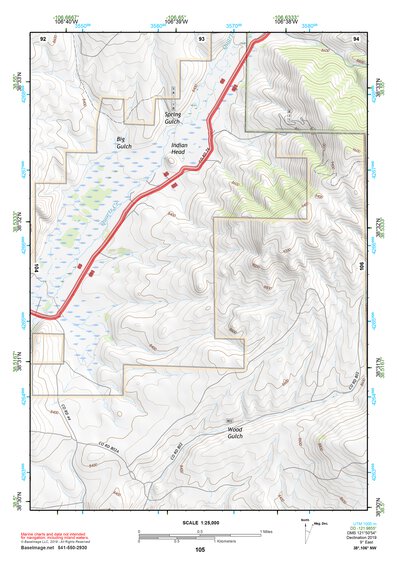 38106NW Page 105 Gunnison Topo Preview 1