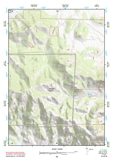 38106SE Page 72 Saguache Topo Preview 1