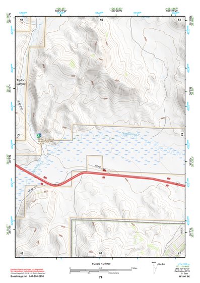 38106SE Page 74 Saguache Topo Preview 1