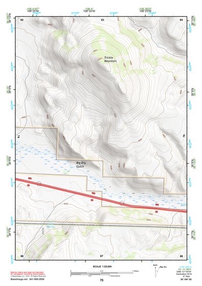 38106SE Page 75 Saguache Topo Preview 1