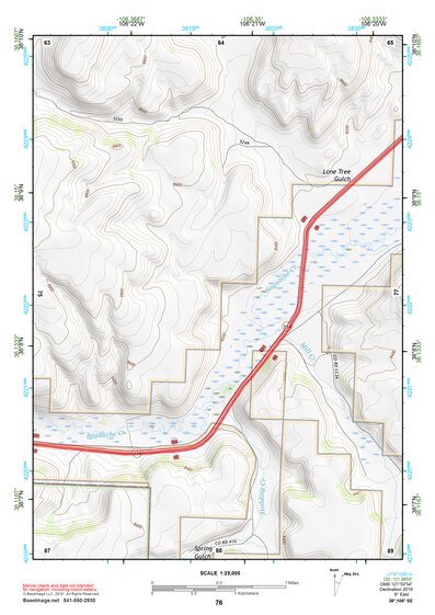 38106SE Page 76 Saguache Topo Preview 1