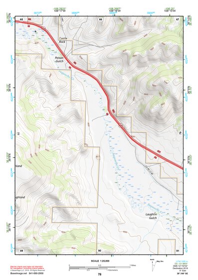 38106SE Page 78 Saguache Topo Preview 1