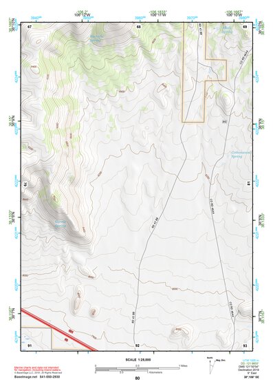 38106SE Page 80 Saguache Topo Preview 1
