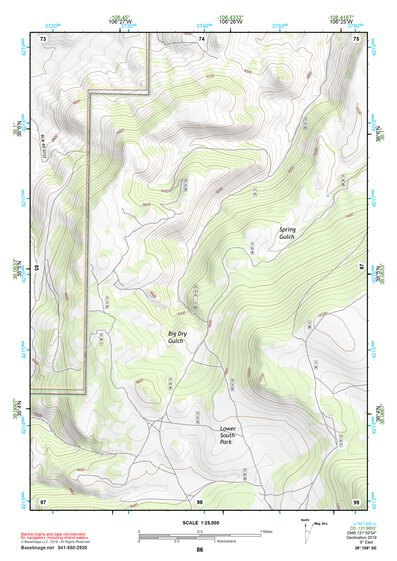 38106SE Page 86 Saguache Topo Preview 1