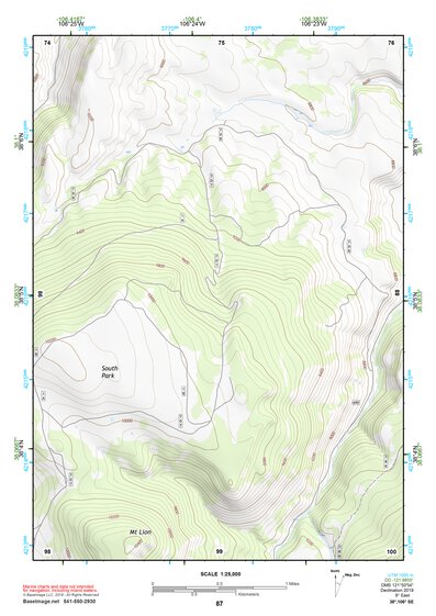 38106SE Page 87 Saguache Topo Preview 1