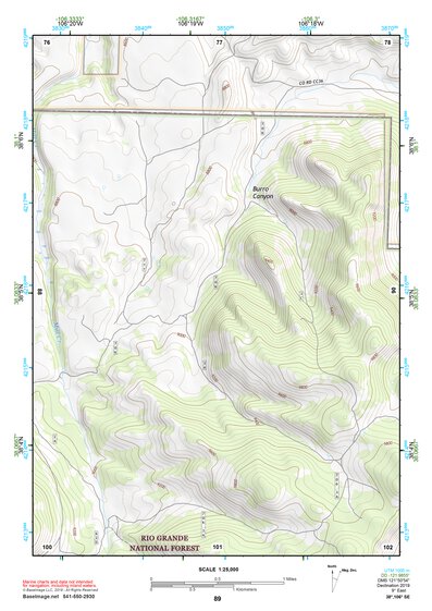 38106SE Page 89 Saguache Topo Preview 1