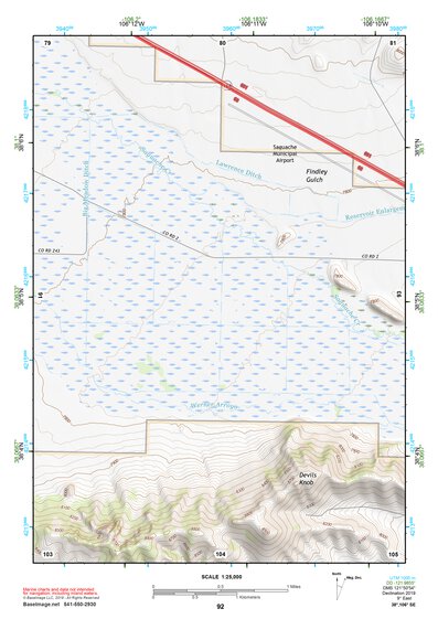 38106SE Page 92 Saguache Topo Preview 1