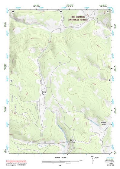 38106SE Page 98 Saguache Topo Preview 1