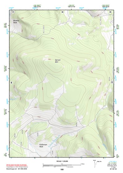 38106SE Page 100 Saguache Topo Preview 1