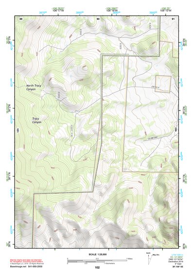 38106SE Page 102 Saguache Topo Preview 1