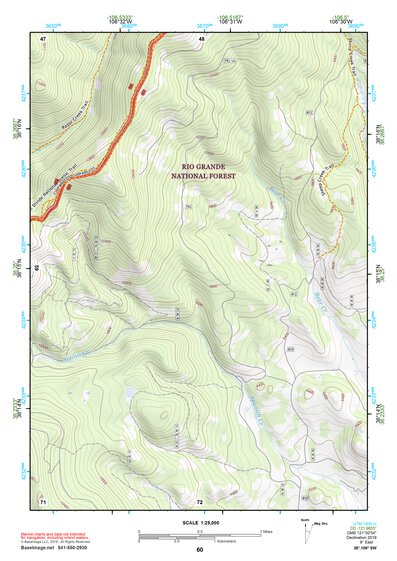 38106SW Page 60 Saguache Topo Preview 1