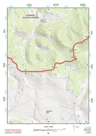 38106SW Page 92 Saguache Topo Preview 1