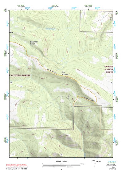 38107NE Page 3 Paonia Topo Preview 1