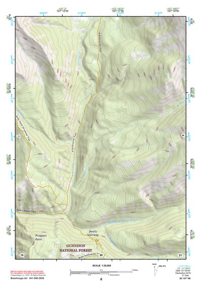 38107NE Page 8 Paonia Topo Preview 1