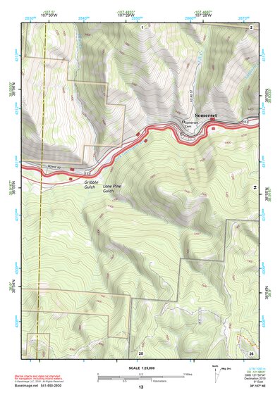 38107NE Page 13 Paonia Topo Preview 1