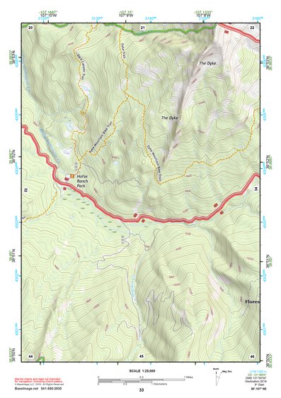 38107NE Page 33 Paonia Topo Preview 1