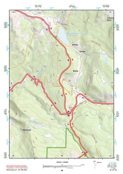 38107NE Page 34 Paonia Topo Preview 1