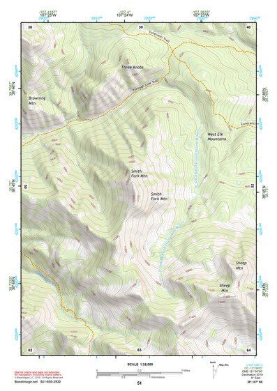 38107NE Page 51 Paonia Topo Preview 1
