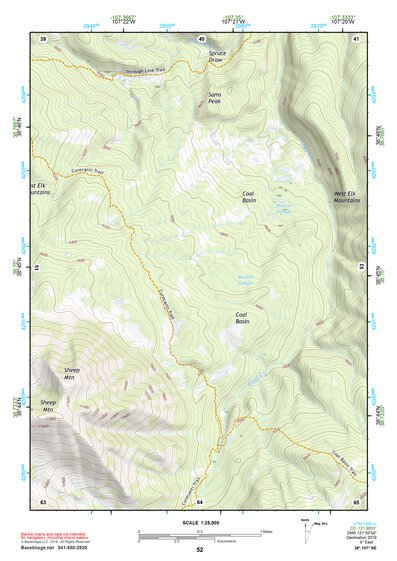38107NE Page 52 Paonia Topo Preview 1