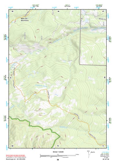 38107NE Page 58 Paonia Topo Preview 1