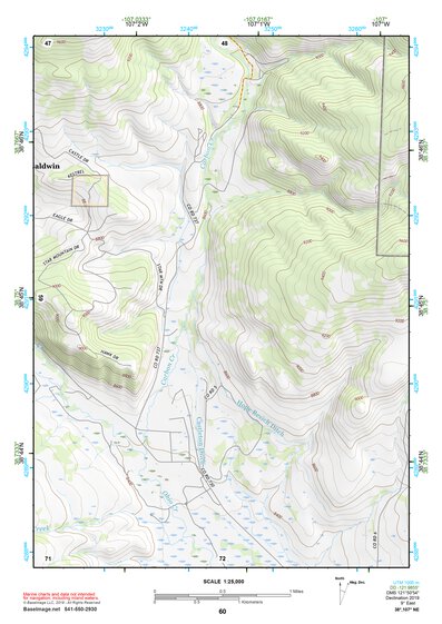 38107NE Page 60 Paonia Topo Preview 1