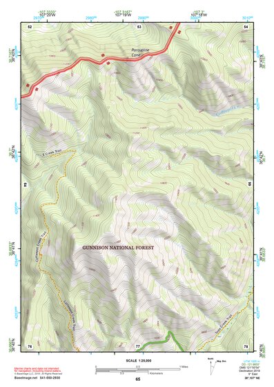 38107NE Page 65 Paonia Topo Preview 1