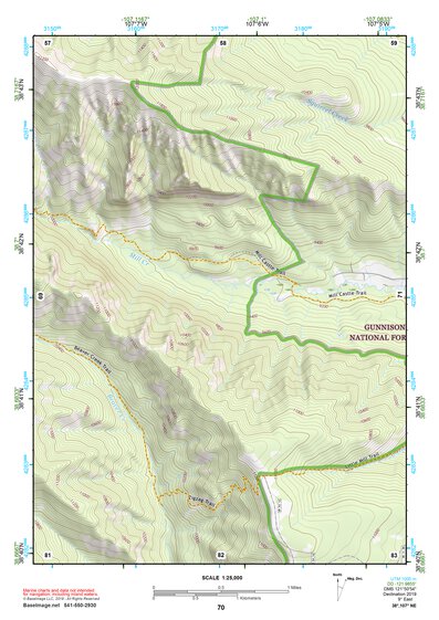 38107NE Page 70 Paonia Topo Preview 1