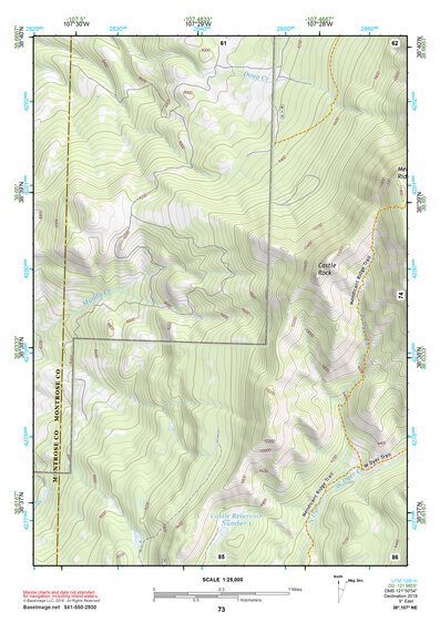 38107NE Page 73 Paonia Topo Preview 1