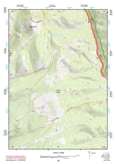 38107NE Page 75 Paonia Topo Preview 1