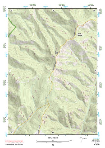 38107NE Page 78 Paonia Topo Preview 1