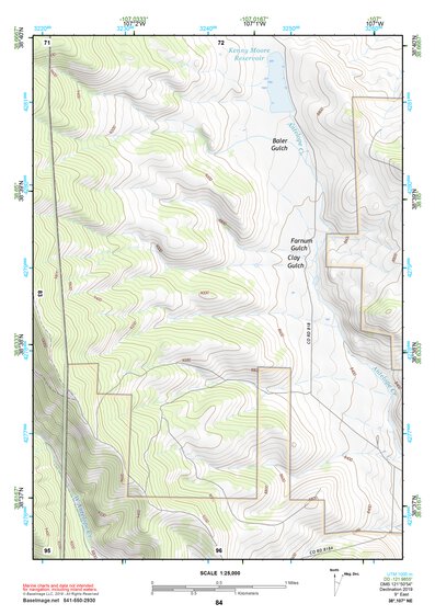 38107NE Page 84 Paonia Topo Preview 1