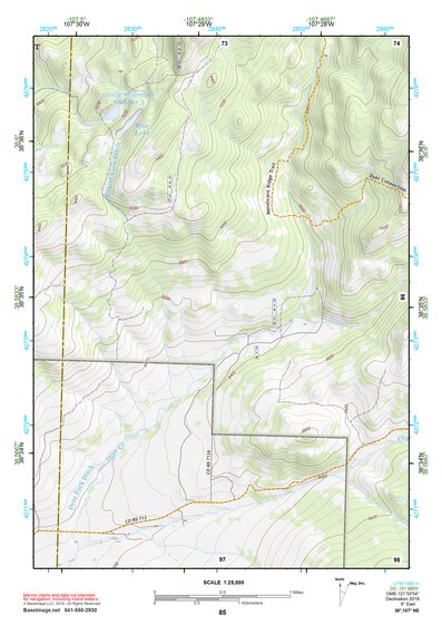 38107NE Page 85 Paonia Topo Preview 1