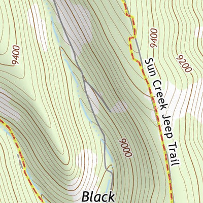 38107NE Page 95 Paonia Topo Preview 3