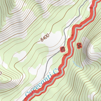 38107NE Page 99 Paonia Topo Preview 2