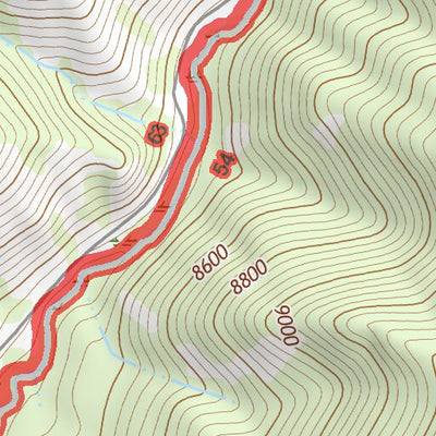 38107NE Page 99 Paonia Topo Preview 3