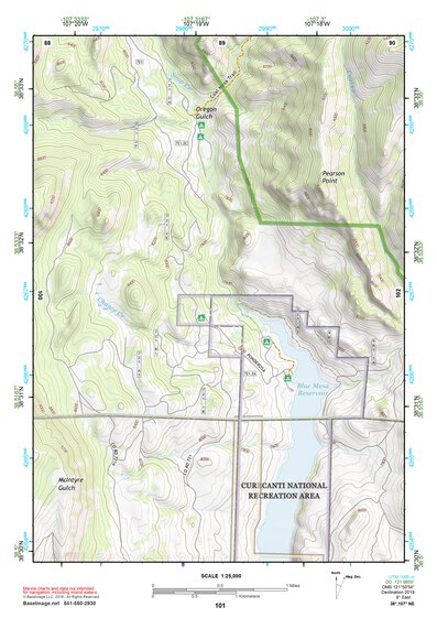 38107NE Page 101 Paonia Topo Preview 1