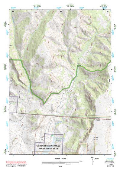 38107NE Page 102 Paonia Topo Preview 1