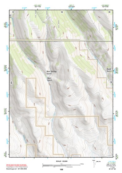 38107NE Page 106 Paonia Topo Preview 1