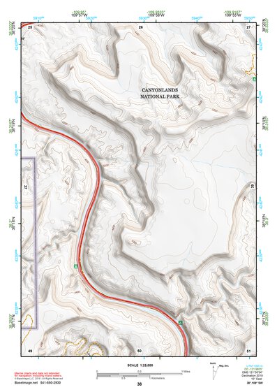 38109SW Page 38 La Sal Topo Preview 1