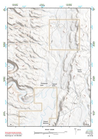 38110NE Page 3 San Rafael Desert Topo Preview 1