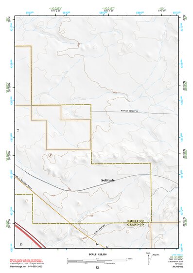 38110NE Page 12 San Rafael Desert Topo Preview 1