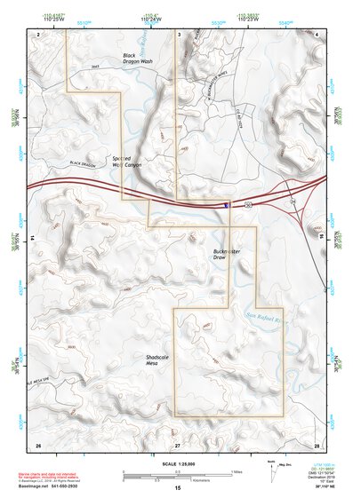 38110NE Page 15 San Rafael Desert Topo Preview 1