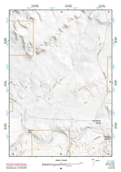 38110NE Page 54 San Rafael Desert Topo Preview 1