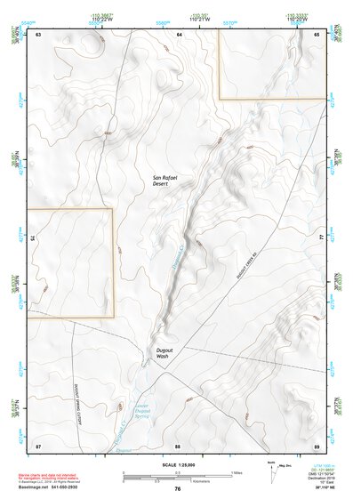 38110NE Page 76 San Rafael Desert Topo Preview 1